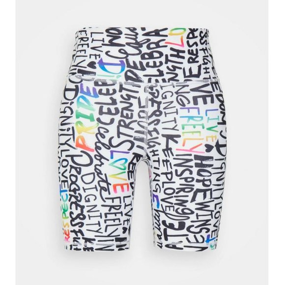 PRIDE XL,XXL,3XL Train Shorts SOLD OUT Elation Biker Yoga Sports Equality Soft - Picture 7 of 11